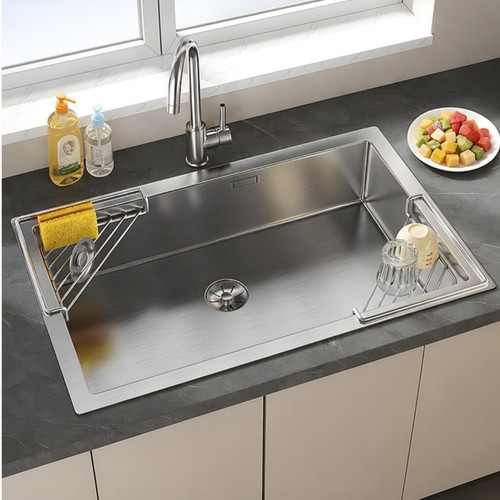 Stainless steel sink drainer - stainless,