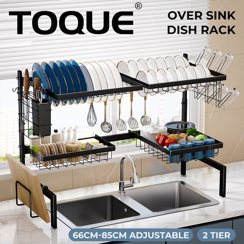 Toque over sink dish drying - toque,