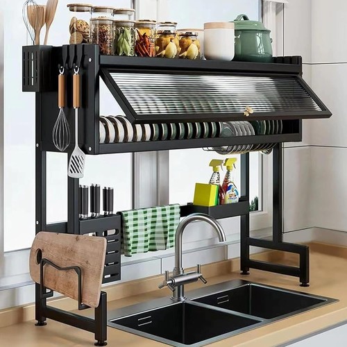 Over the sink dish drainer - dish,
